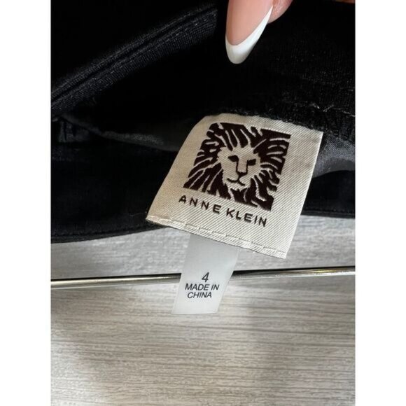 NEW Anne Klein‎ Pencil Mini Skirt with Contrasting Zip Size 4 - Picture 3 of 6